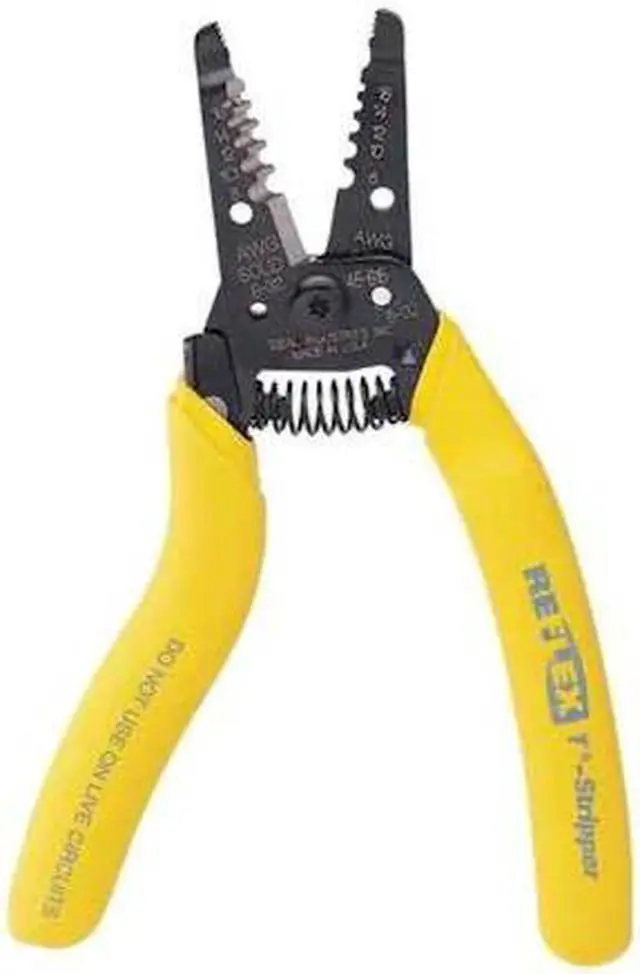 Alt view image 4 of 4 - IDEAL 45-615 7 in Wire Stripper Solid: 8 to 16 AWG, Stranded: 10 to 18 AWG