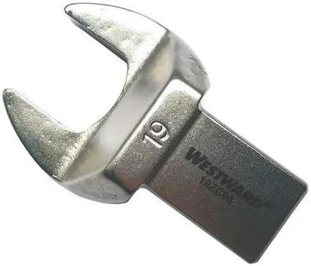 Main image of WESTWARD 19ZC96 Torque Wrench Head,Open End,19mm