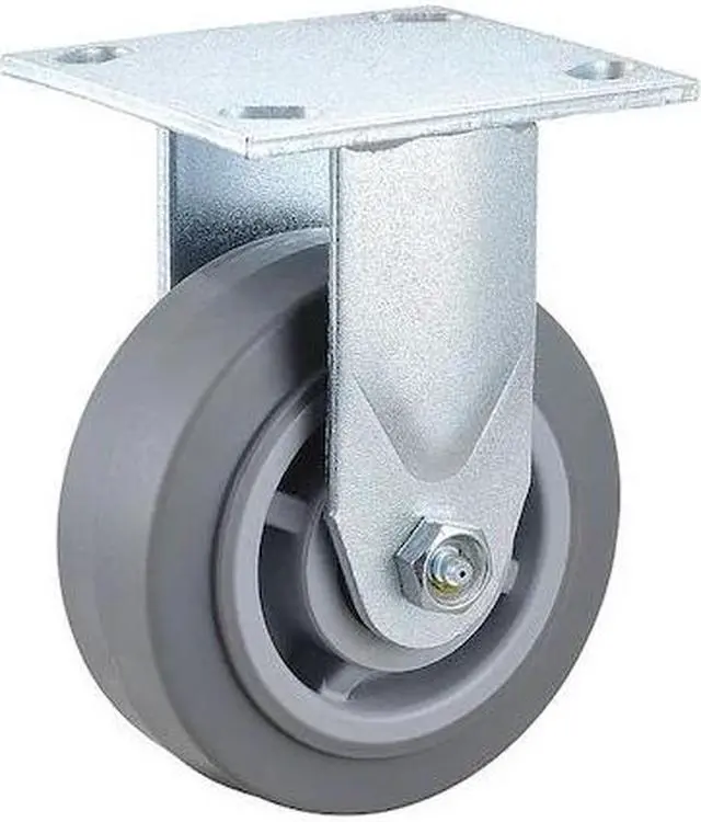 Main image of ZORO SELECT 1ULJ4 Rgd Plat Castr,Therm Rubbr,5 in.,400 lb.