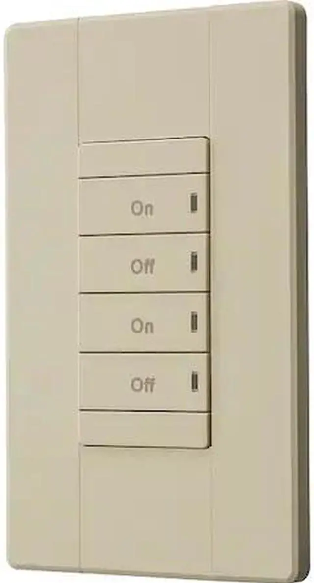 Alt view image 2 of 2 - SENSORSWITCH NPODM IV Push Button Wall Switch,Ivory