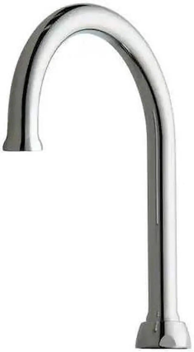 Alt view image 2 of 2 - CHICAGO FAUCETS GN2AH8FCJKABCP Gooseneck Spout, Brass