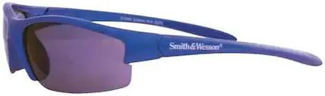 Alt view image 6 of 14 - Equalizer Safety Eyewear Blue Frame Blue Mirror Lens 21301
