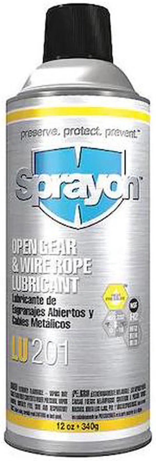 Alt view image 3 of 3 - Open Gear and Wire Rope Lubricant, 16 oz. Container Size, 12 oz. Net Weight