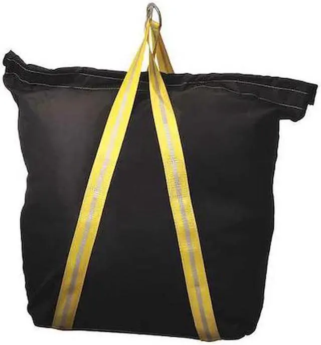 Alt view image 2 of 2 - SHOPTOUGH 228338 Transport Bags, 1,000 den, Black, Fold-Over