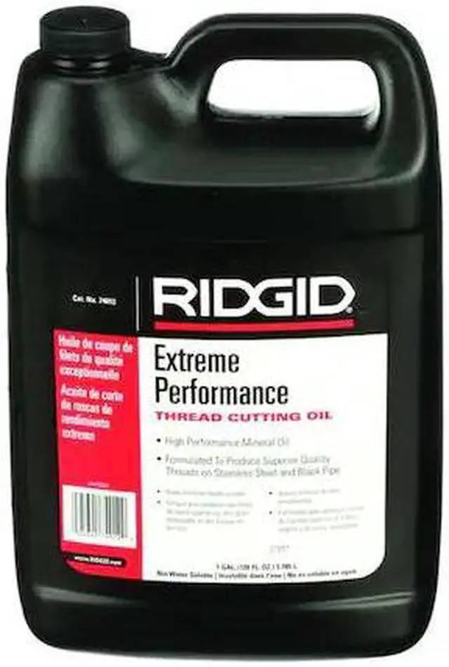 Alt view image 2 of 8 - Ridgid Liquid Cutting Oil, Base Oil : Mineral, 1 gal. Jug Amber   74012