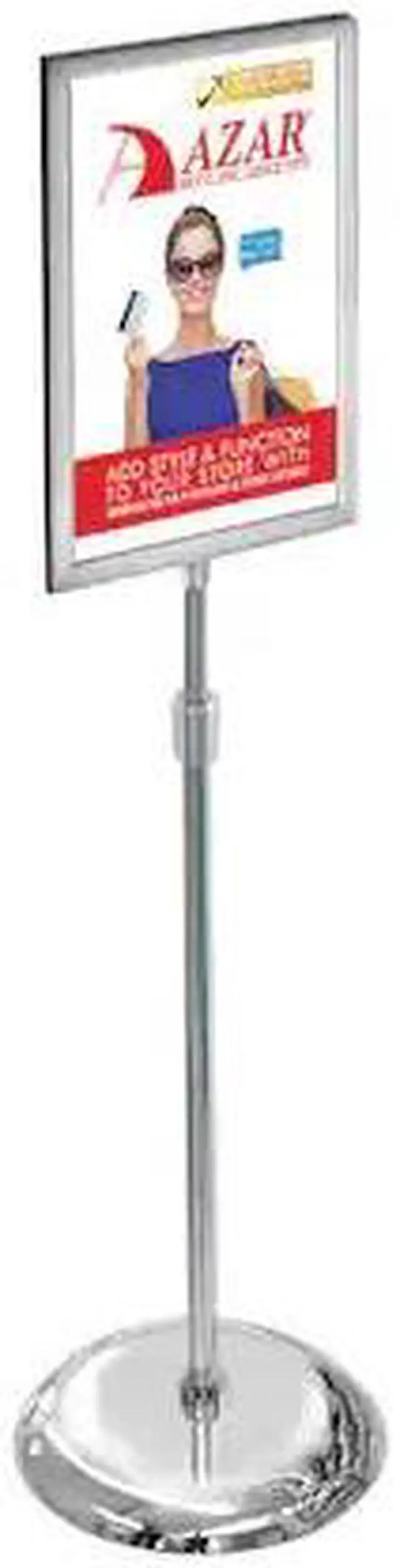 Alt view image 2 of 4 - Azar Displays Double Sided Frame Floor Display 22 x 14-inch Each 300286