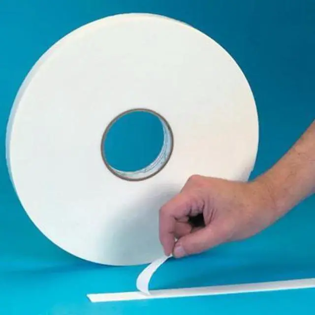 Alt view image 2 of 3 - Tape Logic T959116 Polyethylene Double Sided Foam Tape, 1/16 Thick, 36 yds Length x 2 Width, White Case of 6