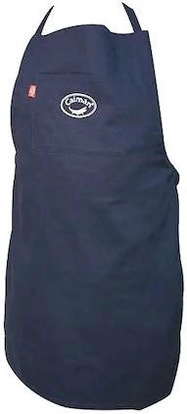 Alt view image 2 of 2 - CAIMAN 3002-1 Flame-Resistant Apron,Cotton,Navy,36" L