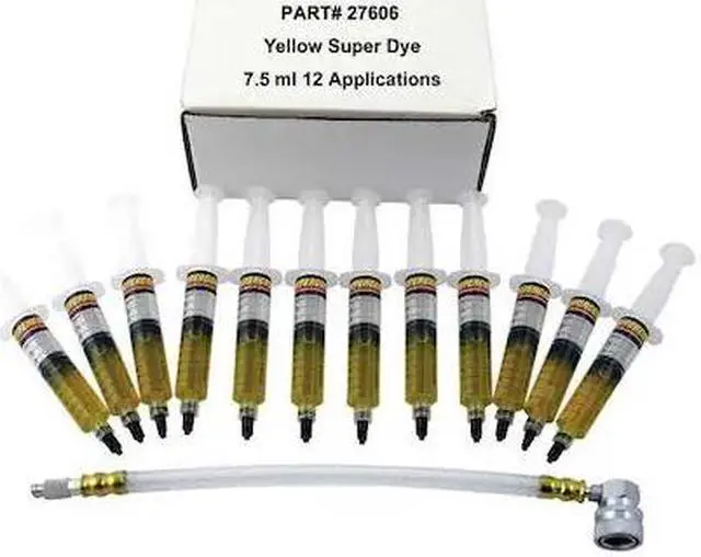 Main image of SUPERCOOL 27606 A/C Dye Syringes Kit,PK12