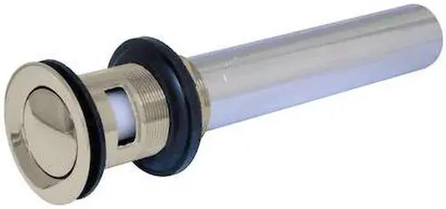 Alt view image 2 of 3 - Kingston Brass KB8106 Modern Push Pop-Up Drain with Overflow - Polished Nickel