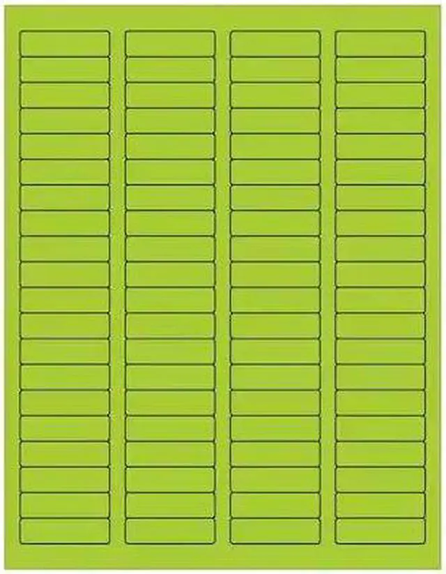 Main image of TAPE LOGIC LL170GN Rectangle Laser Labels,1 3/4"x1/2",Fl Green,PK8000