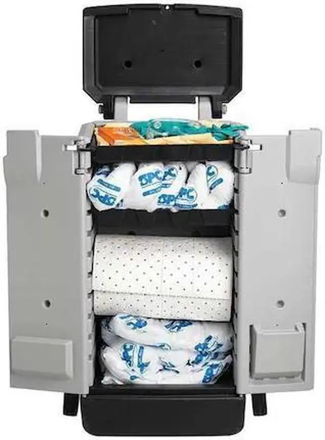 Main image of BRADY SKO-K2 Spill Kit, 22 gal Volume Absorbed per Kit, Kaddie, Gray