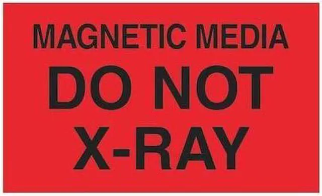 Main image of TAPE LOGIC DL2461 Tape Logic® Labels, "Magnetic Media Do Not X-Ray", 3" x 5",