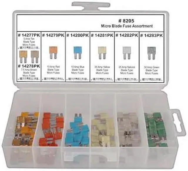 Main image of DISCO 8205 Micro Blade Fuse Assortment,95 PCS