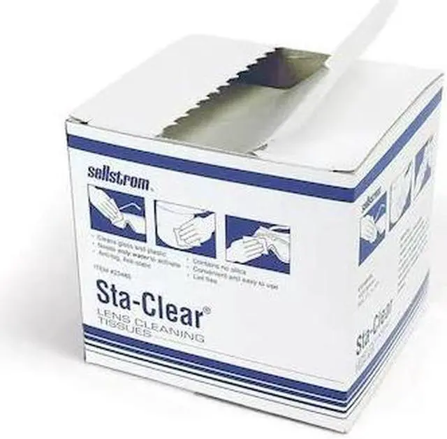 Main image of SELLSTROM S23480 Anti-Fog Coating Lens Cleaning Tissues in Self-Dispensing Box,