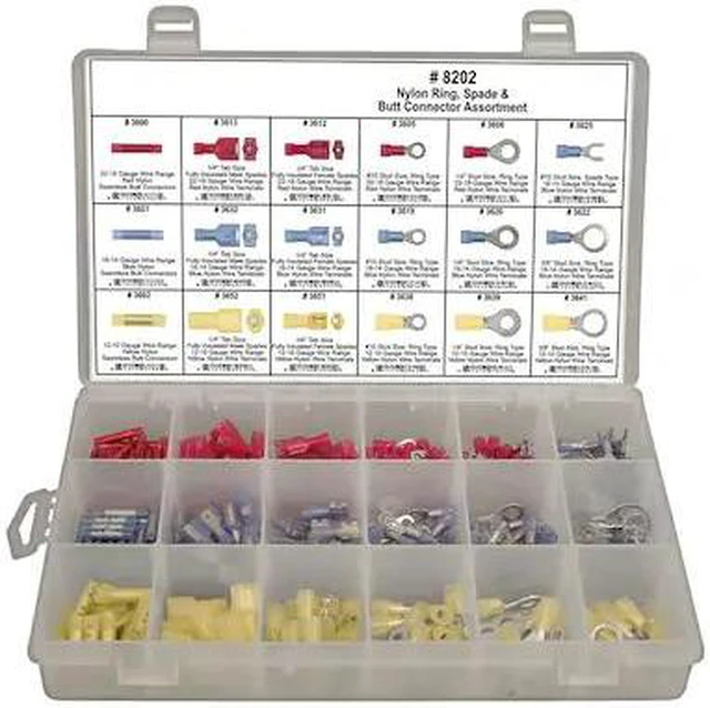 Main image of DISCO 8202 Nylon Wire Terminal Assortment,315 PCS