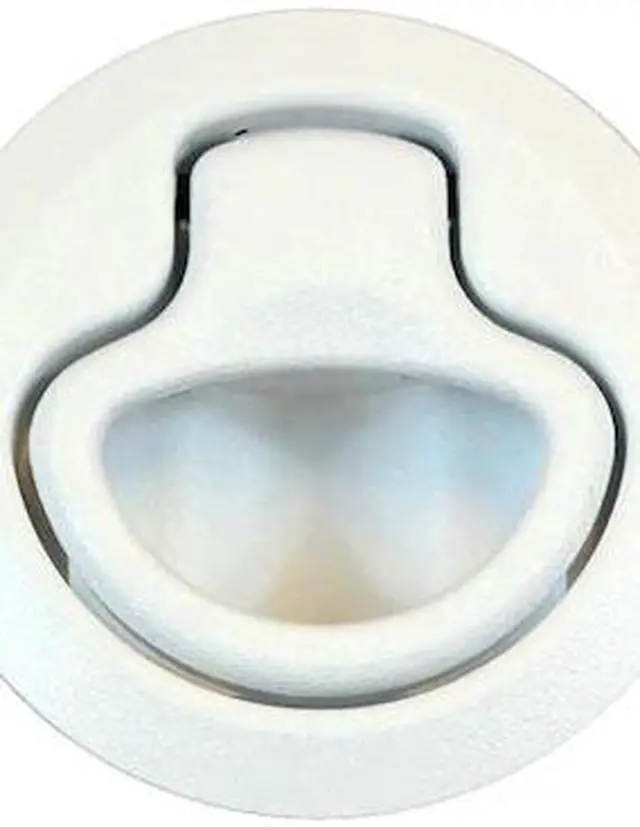 Alt view image 6 of 8 - Southco Flush Pull Latch - Push To Close - Medium - White