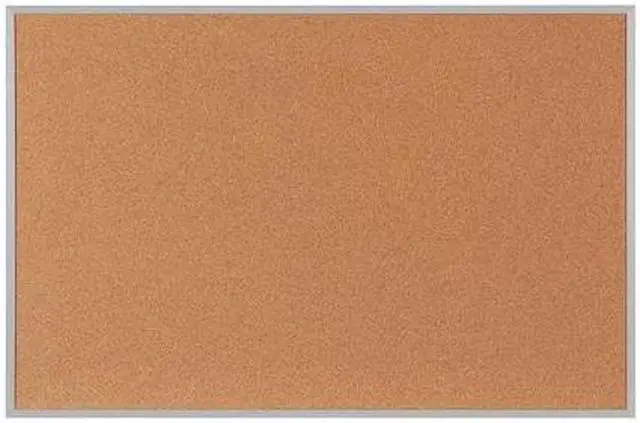 Main image of PARTNERS BRAND BCA3624 Cork Board with Aluminum Frame, 3' x 2', Brown, 1/Each