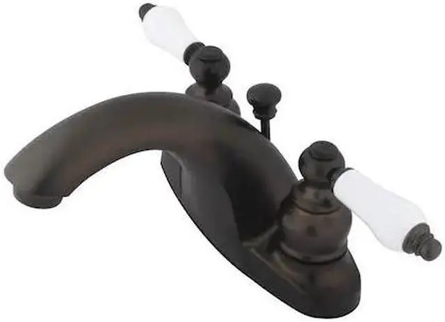 Alt view image 6 of 7 - Kingston Brass KB7645PL Lavatory , Faucet, Oil Rubbed Bronze