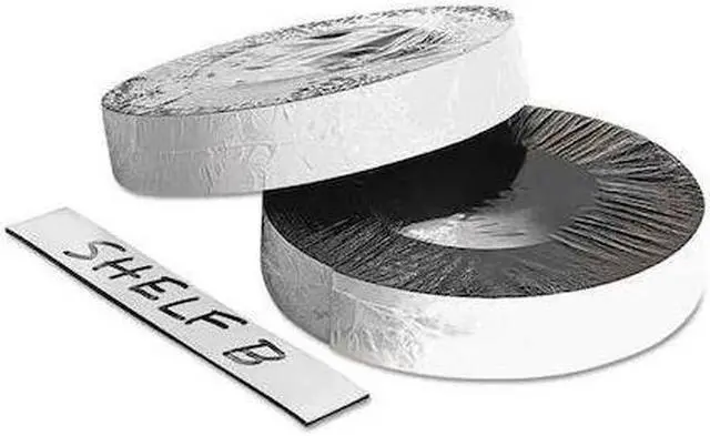 Main image of Baumgartens Dry Erase Magnetic Label Tape White 1" x 50 ft. 66151