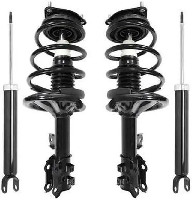 Alt view image 2 of 2 - Unity Automotive 4-11133-259890-001 Fnt & Rr Complete Strut Assembly Shock Kit For 2007-2010 Hyundai Elantra