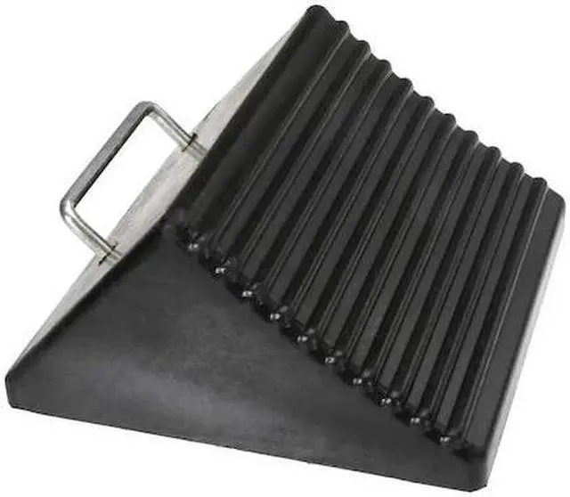 Main image of US CARGO CONTROL WC884 8" Rubber Wedge-Style Wide Wheel Chock