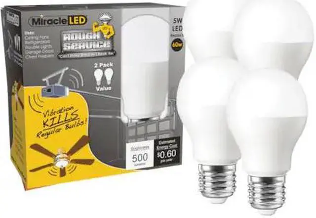 Main image of MIRACLE LED 602114 Rough Service Low Profile LED Bulb Vibration Resistant