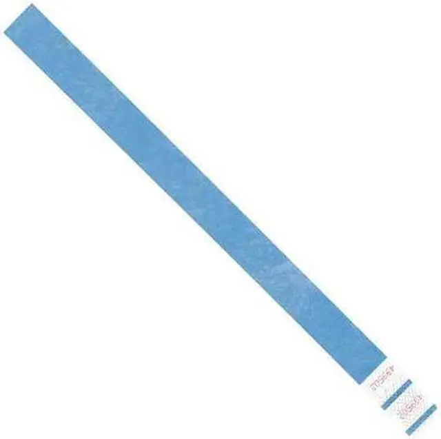 Alt view image 2 of 2 - Tyvek WR101BE 0.75 x 10 in. Blue Wristbands - Case of 500
