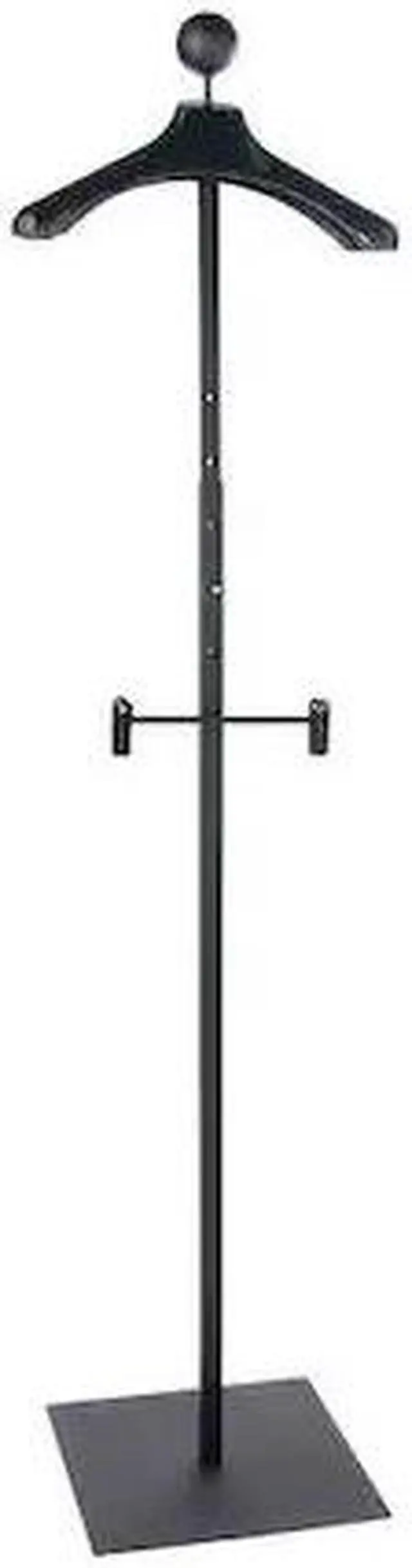 Alt view image 2 of 3 - ECONOCO MAUF1/MAB Mondo Mannequins Adjustable Floor Standing Black Costumer