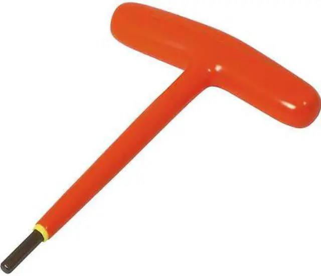 Main image of GRAY TOOLS 68612-I 3/16" S2 T-handle Hex Key, 1000V Insulated