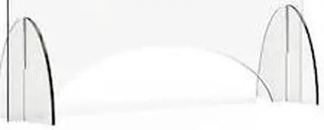 Main image of ROSSETO SERVING SOLUTIONS AG017 Avant Guarde 36x40 Acrylic Sneeze Guard with