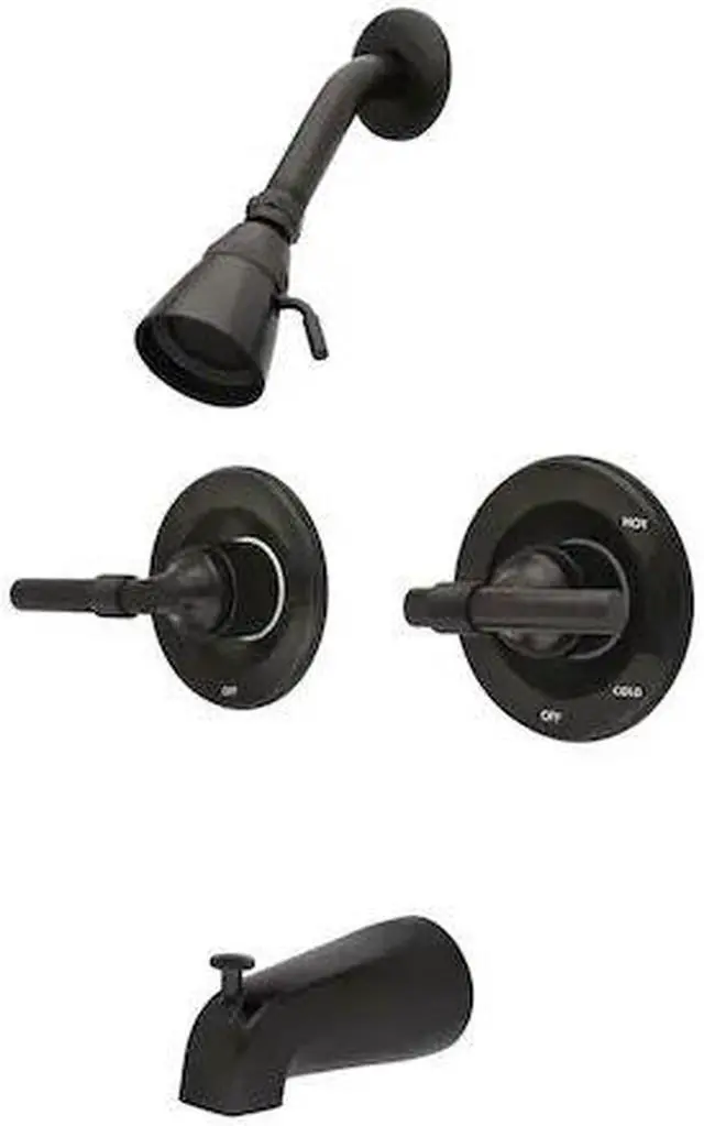Alt view image 2 of 3 - Kingston Brass KB665ML Tub and Shower , Faucet, Oil Rubbed Bronze