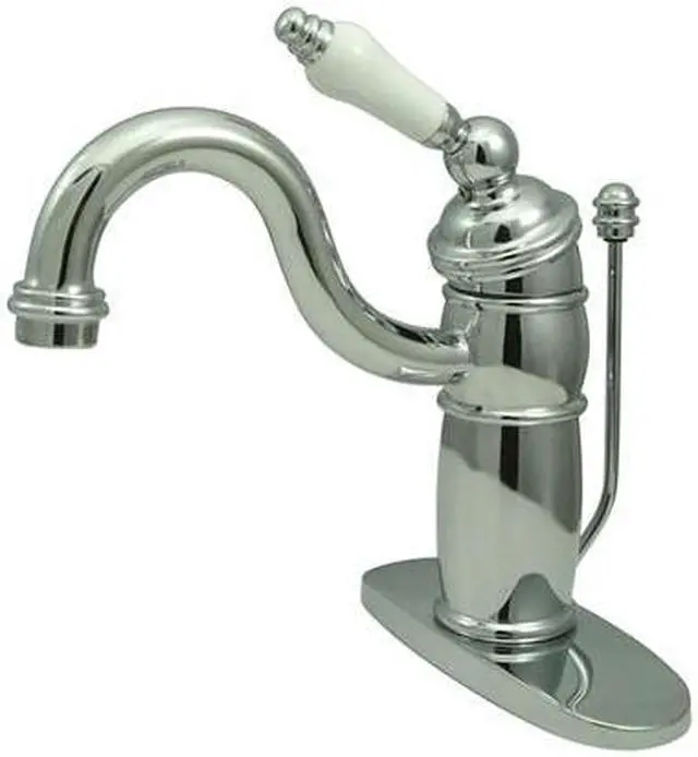 Alt view image 5 of 6 - Victorian Mono Block Lavatory FCT (washerless),w/PL HDL-Chrome Finish