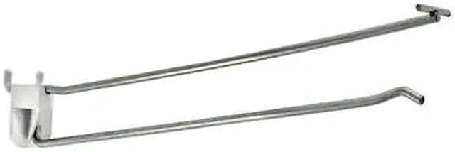 Main image of AZAR DISPLAYS 701240 10" Metal Wire Flip Scan Plastic Quick Back Hook: 0.212"