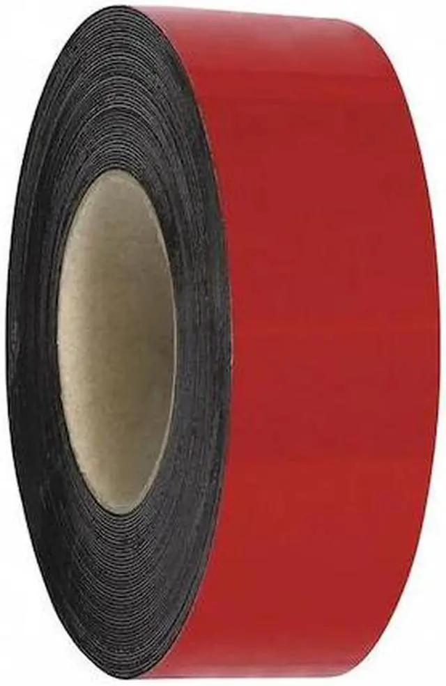 Main image of PARTNERS BRAND LH148 Warehouse Labels, Magnetic Rolls, 2" x 100', Red, 1/Case
