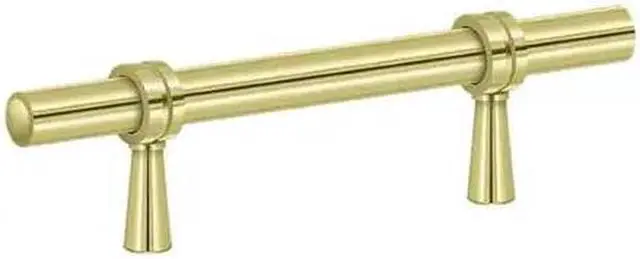 Main image of DELTANA P310U3 Adjustable Pull 4-3/4" Bright Brass