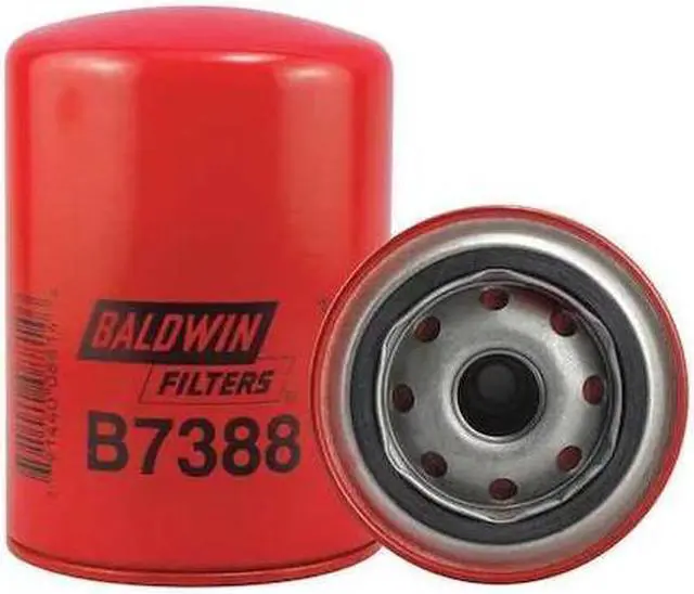 Main image of BALDWIN FILTERS B7388 Oil Fltr, Spin-On, 5-3/8"x3-11/16"x5-3/8"