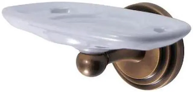 Alt view image 2 of 3 - MILANO TOOTHBRUSH/TUMBLER HOLDER, VB VINTAGE-Vintage Brass Finish