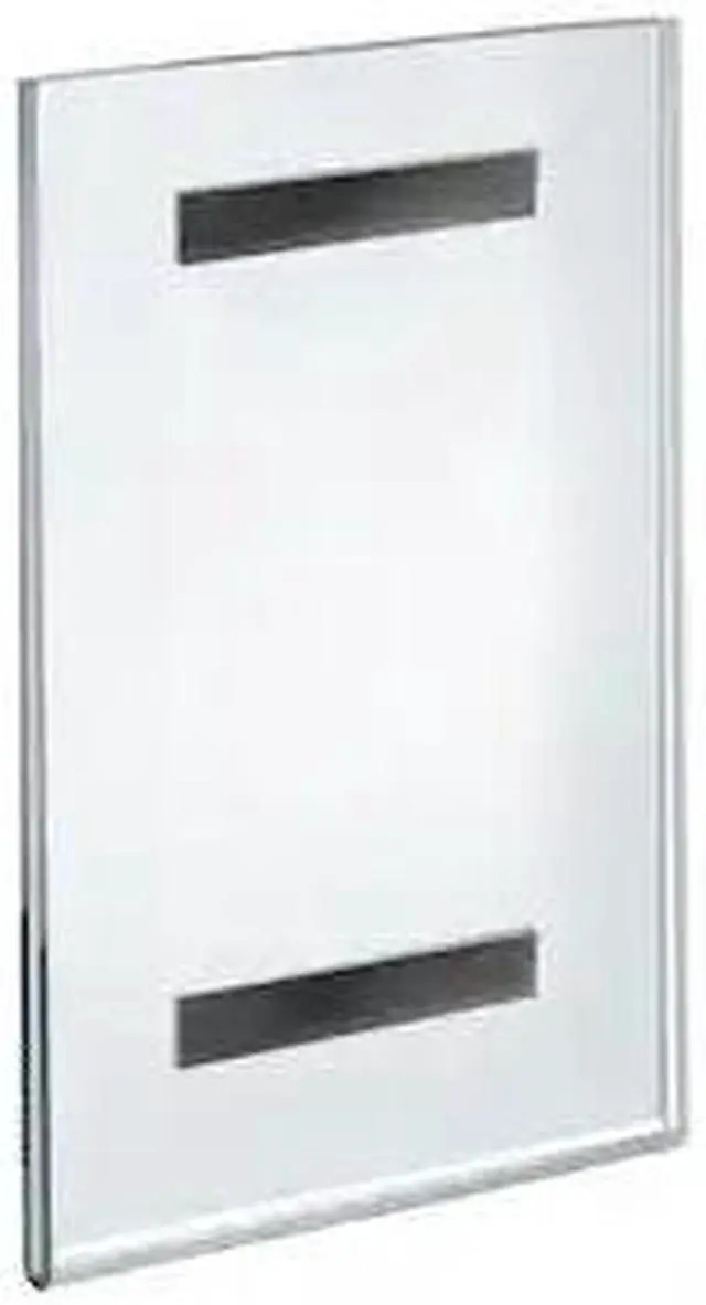 Main image of AZAR DISPLAYS 129919 7"W x 11"H Sign Holder w/ Magnetic Strips, PK10