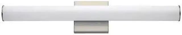 Main image of MAXIM 52102SN Rail 1-Light " Wide Satin Nickel Vanity Light