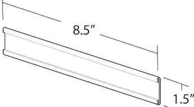 Main image of AZAR DISPLAYS 199605 8.5"W x 1.5"H Adhesive-Back Nameplate, PK10