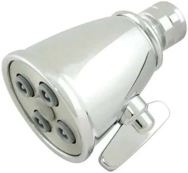 Alt view image 2 of 2 - Kingston Brass Victorian 2-1/4" Diameter Adjustable Brass Shower Head with 4 Jets, Polished Chrome