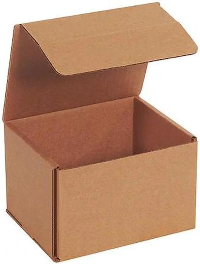 Main image of PARTNERS BRAND M654K Corrugated Mailers, 6" x 5" x 4", Kraft, 50/Bundle