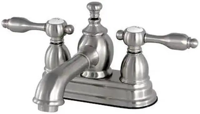 Alt view image 3 of 13 - Kingston Brass KS7008TAL 4in Centerset Lavatory Faucet with Brass Pop-Up SN