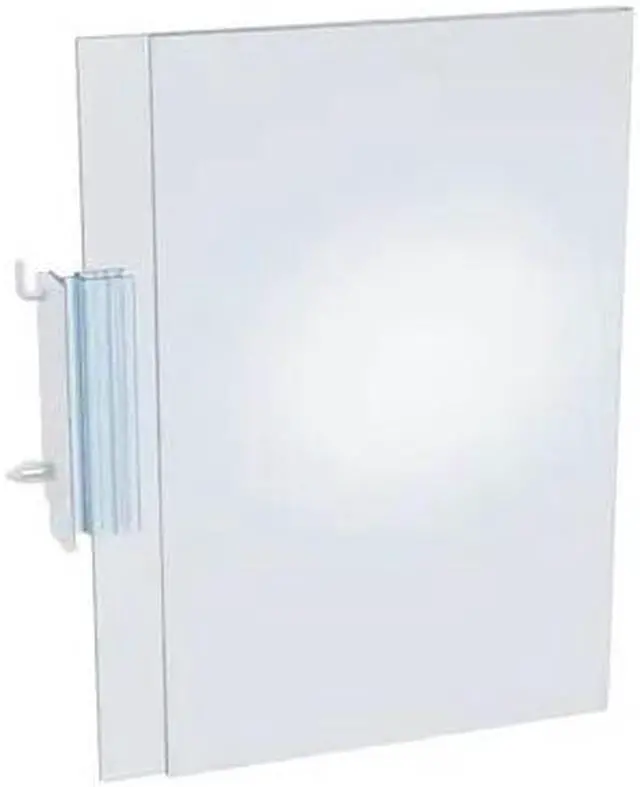 Main image of AZAR DISPLAYS 103326 Two-Sided Acrylic Sign Holder W/ Pegboard Grippers 5.5" x
