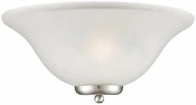 Main image of NUVO 60-5382 Ballerina 1 Light Wall Sconce Brushed Nickel Frosted Glass B