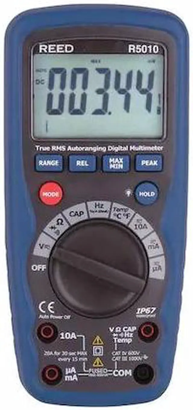 Alt view image 4 of 6 - REED Instruments R5010 True RMS Digital Multimeter