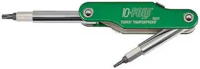 Alt view image 2 of 8 - KLEIN TOOLS 32537 10-Fold™ Torx® Tamperproof Screwdriver/Nut Driver