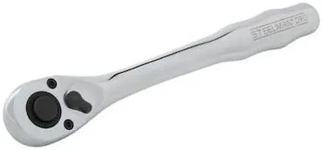 Alt view image 2 of 8 - STEELMAN PRO 78241 72-Tooth 1/2-Inch Drive Thin Profile Ratchet with Offset Handle