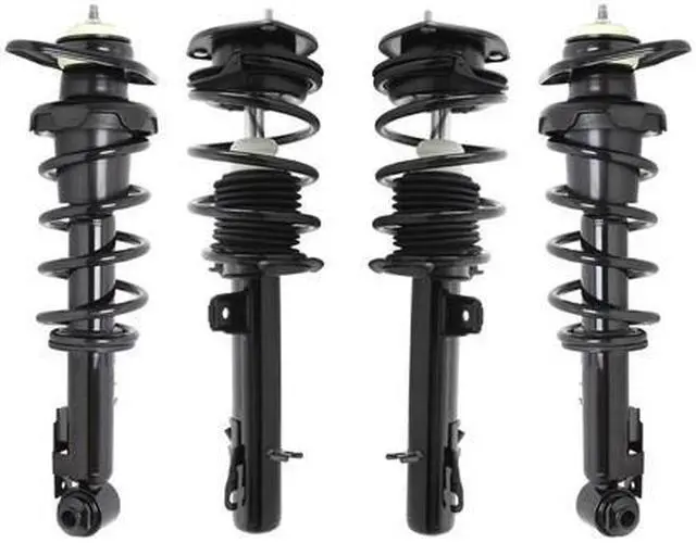 Alt view image 2 of 2 - Unity Automotive 4-11957-15091-001 Front & Rear Complete Strut Assembly Kit For 2007-2014 Mini Cooper